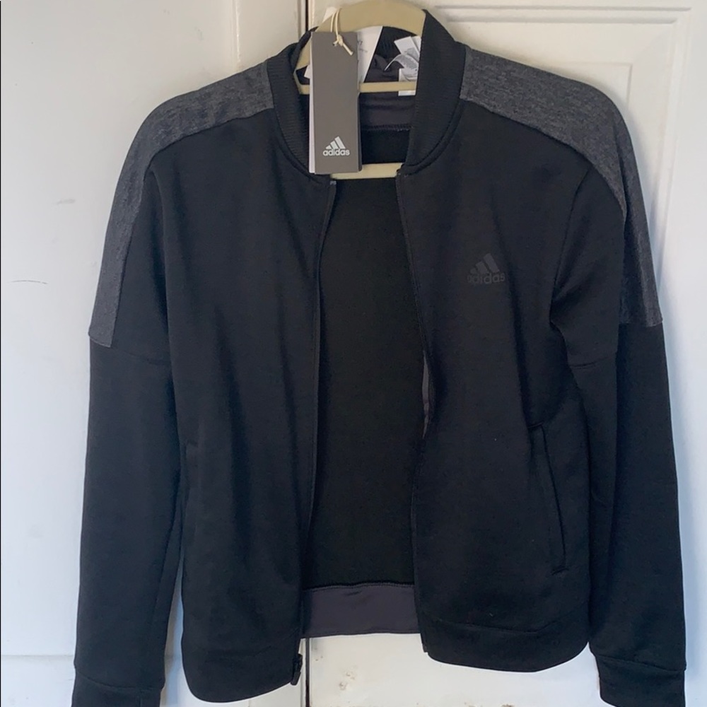 Adidas athletic casual jacket with pockets